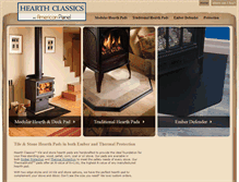 Tablet Screenshot of hearthclassics.com